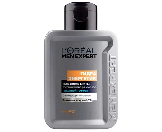 Гель после бритья L'Oreal Paris Men Expert Гидра Энергетик Ледяной эффект 100 мл (3600521744154), изображение 2 Гель после бритья L'Oreal Paris Men Expert Гидра Энергетик Ледяной эффект 100 мл (3600521744154), изображение 2