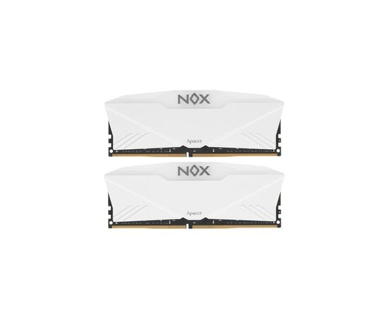 Модуль пам'яті для комп'ютера DDR4 32GB (2x16GB) 3600 MHz NOX RGB White Apacer (AH4U32G36C25YNWAA-2)