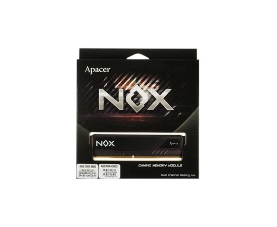 Модуль памяти для компьютера DDR4 8GB 3200 MHz NOX Apacer (AH4U08G32C28YMBAA-1), изображение 4 Модуль памяти для компьютера DDR4 8GB 3200 MHz NOX Apacer (AH4U08G32C28YMBAA-1), изображение 4