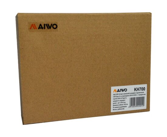 Концентратор Maiwo USB 3.0 Type-A / Type-C to 7х USB3.0 (KH700), изображение 4 Концентратор Maiwo USB 3.0 Type-A / Type-C to 7х USB3.0 (KH700), изображение 4