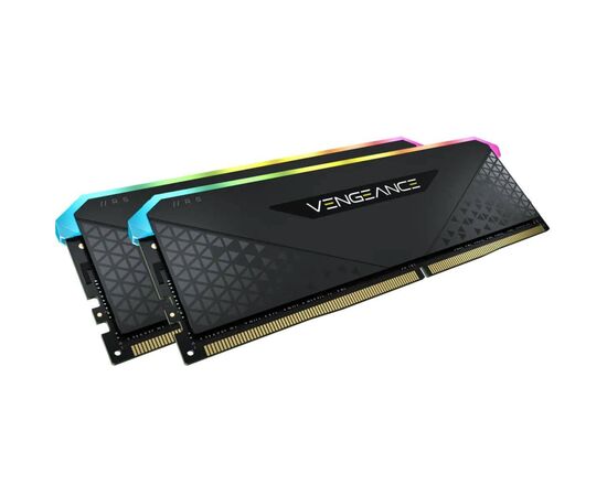 Модуль пам'яті для комп'ютера DDR4 64GB (2x32GB) 3200 MHz Vengeance RGB RS Corsair (CMG64GX4M2E3200C16), зображення 2 Модуль пам'яті для комп'ютера DDR4 64GB (2x32GB) 3200 MHz Vengeance RGB RS Corsair (CMG64GX4M2E3200C16), зображення 2