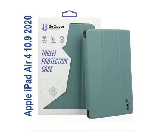 Чохол до планшета BeCover Direct Charge Pen mount Apple Pencil Apple iPad Air 4 10.9 2020/2021 Dark Green (706793)