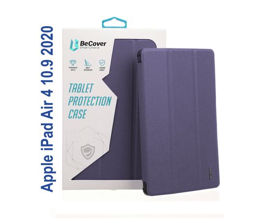 Чехол для планшета BeCover Direct Charge Pen mount Apple Pencil Apple iPad Air 4 10.9 2020/2021 Purple (706798)