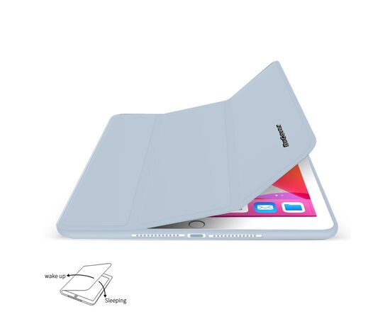 Чохол до планшета BeCover Tri Fold Soft TPU mount Apple Pencil Apple iPad 10.2 2019/2020/2021 Light Blue (706747), зображення 3 Чохол до планшета BeCover Tri Fold Soft TPU mount Apple Pencil Apple iPad 10.2 2019/2020/2021 Light Blue (706747), зображення 3