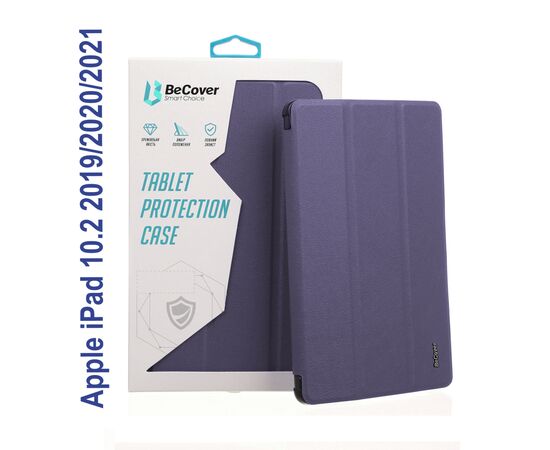 Чехол для планшета BeCover Tri Fold Soft TPU mount Apple Pencil Apple iPad 10.2 2019/2020/2021 Purple (706746)