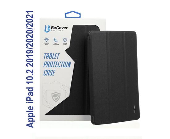 Чехол для планшета BeCover Tri Fold Soft TPU Silicone Apple iPad 10.2 2019/2020/2021 Black (706881)