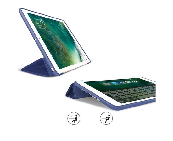 Чехол для планшета BeCover Tri Fold Soft TPU Silicone Apple iPad 10.2 2019/2020/2021 Deep Blue (706882), изображение 3 Чехол для планшета BeCover Tri Fold Soft TPU Silicone Apple iPad 10.2 2019/2020/2021 Deep Blue (706882), изображение 3