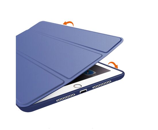 Чехол для планшета BeCover Tri Fold Soft TPU Silicone Apple iPad 10.2 2019/2020/2021 Deep Blue (706882), изображение 5 Чехол для планшета BeCover Tri Fold Soft TPU Silicone Apple iPad 10.2 2019/2020/2021 Deep Blue (706882), изображение 5