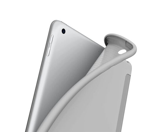 Чехол для планшета BeCover Tri Fold Soft TPU Silicone Apple iPad 9.7 2017/2018 A1822/A1823/A1893/A1954 Gray (706879), изображение 3 Чехол для планшета BeCover Tri Fold Soft TPU Silicone Apple iPad 9.7 2017/2018 A1822/A1823/A1893/A1954 Gray (706879), изображение 3