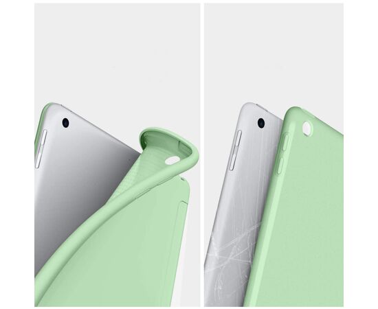 Чехол для планшета BeCover Tri Fold Soft TPU Silicone Apple iPad 9.7 2017/2018 A1822/A1823/A1893/A1954 Green (706878), изображение 3 Чехол для планшета BeCover Tri Fold Soft TPU Silicone Apple iPad 9.7 2017/2018 A1822/A1823/A1893/A1954 Green (706878), изображение 3
