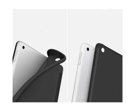 Чехол для планшета BeCover Tri Fold Soft TPU Silicone Apple iPad Air 4 10.9 2020/2021 Black (706869), изображение 3 Чехол для планшета BeCover Tri Fold Soft TPU Silicone Apple iPad Air 4 10.9 2020/2021 Black (706869), изображение 3