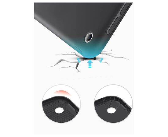 Чехол для планшета BeCover Tri Fold Soft TPU Silicone Apple iPad Air 4 10.9 2020/2021 Black (706869), изображение 4 Чехол для планшета BeCover Tri Fold Soft TPU Silicone Apple iPad Air 4 10.9 2020/2021 Black (706869), изображение 4