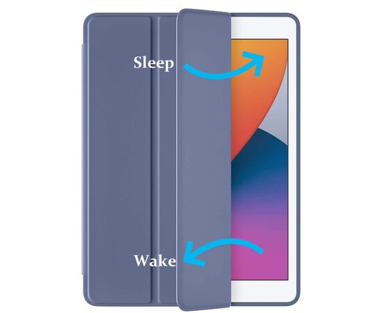 Чехол для планшета BeCover Tri Fold Soft TPU Silicone Apple iPad Air 4 10.9 2020/2021 Purple (706873), изображение 5 Чехол для планшета BeCover Tri Fold Soft TPU Silicone Apple iPad Air 4 10.9 2020/2021 Purple (706873), изображение 5