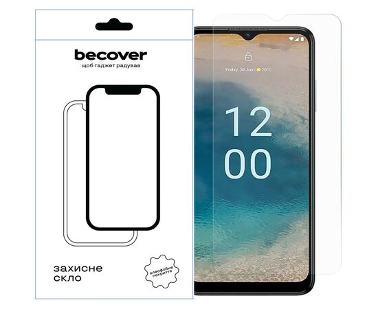 Скло захисне BeCover Nokia G22 3D Crystal Clear Glass (709250)