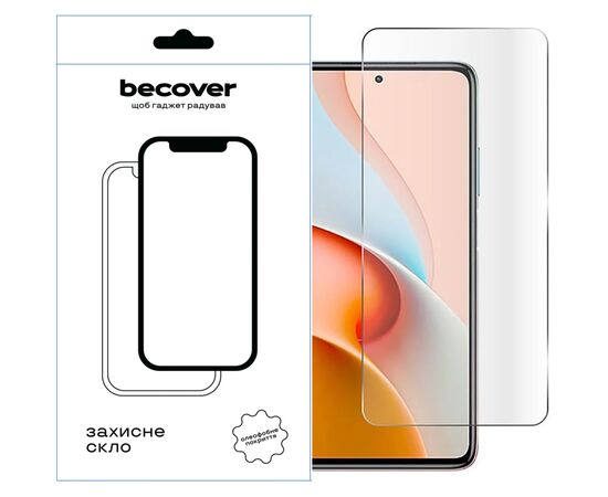 Скло захисне BeCover Poco M5s 3D Crystal Clear Glass (709253)
