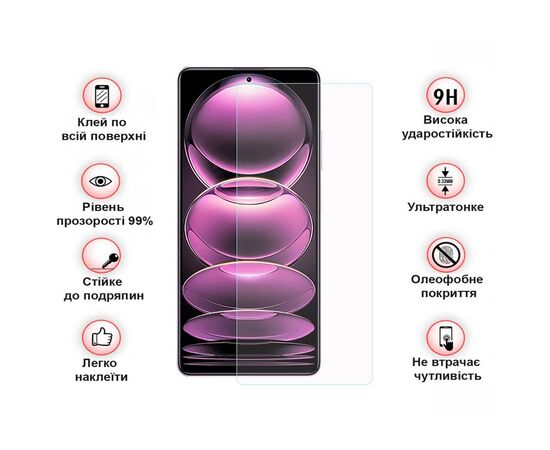 Стекло защитное BeCover Xiaomi Redmi Note 12 Pro / 12 Pro 5G / 12 Pro Plus 3D Crystal Clear Glass (709271), изображение 4 Стекло защитное BeCover Xiaomi Redmi Note 12 Pro / 12 Pro 5G / 12 Pro Plus 3D Crystal Clear Glass (709271), изображение 4