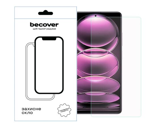 Стекло защитное BeCover Xiaomi Redmi Note 12 Pro / 12 Pro 5G / 12 Pro Plus 3D Crystal Clear Glass (709271)