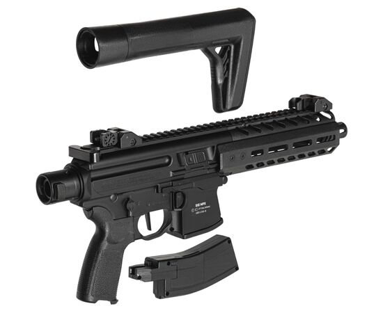 Пневматическая винтовка Sig Sauer MPX GEN II Black (AIR-MPX-177-G2-BLK), изображение 6 Пневматическая винтовка Sig Sauer MPX GEN II Black (AIR-MPX-177-G2-BLK), изображение 6