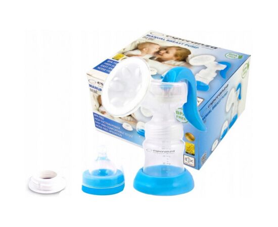 Молокоотсос Esperanza Механический BEBE с соской, бутылка 150 мл (ECM002B), изображение 2 Молокоотсос Esperanza Механический BEBE с соской, бутылка 150 мл (ECM002B), изображение 2