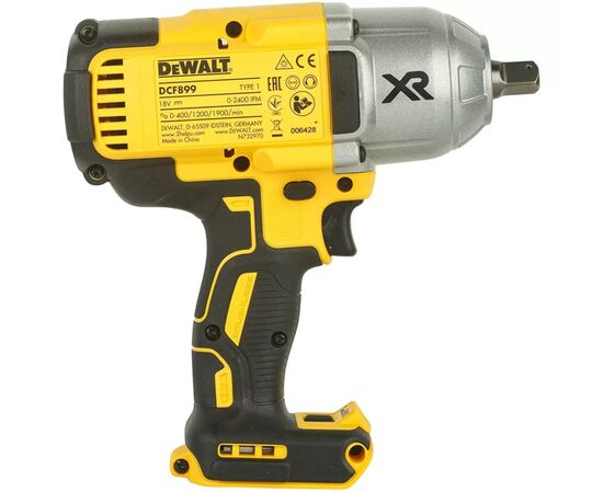 Гайковерт DeWALT 18 В XR Li-lon, 812 Нм, TSTAK (без АКБ и ЗУ) (DCF899NT), изображение 4 Гайковерт DeWALT 18 В XR Li-lon, 812 Нм, TSTAK (без АКБ и ЗУ) (DCF899NT), изображение 4