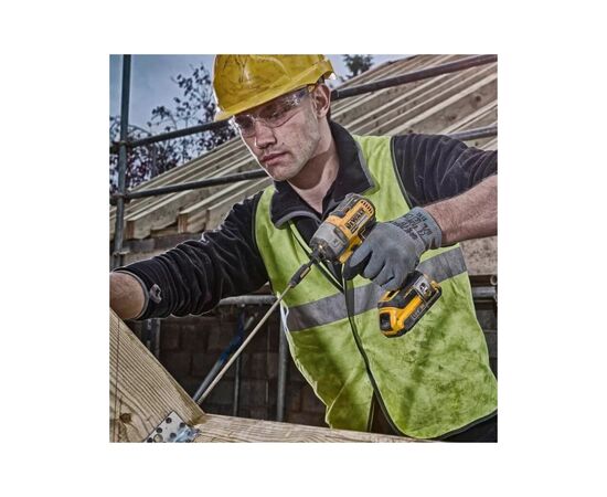 Шуруповерт DeWALT 18V XR Li-Ion, 2x2Ah, бесщеточный, 205 Нм, 3250 об/мин, кейс (DCF887D2), изображение 5 Шуруповерт DeWALT 18V XR Li-Ion, 2x2Ah, бесщеточный, 205 Нм, 3250 об/мин, кейс (DCF887D2), изображение 5