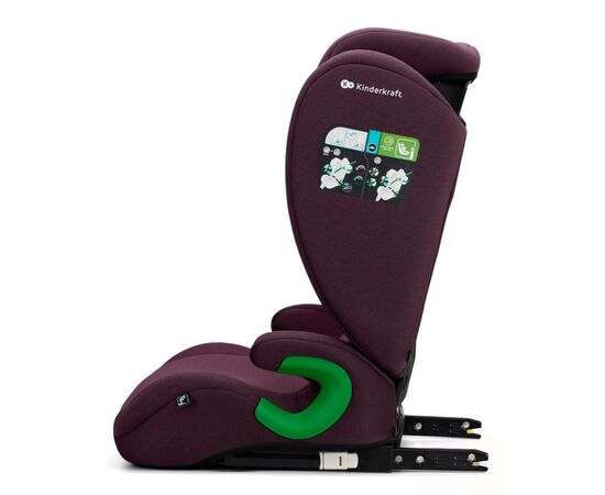 Автокресло Kinderkraft Junior Fix 2 i-Size Cherry Pearl (KCJUFI20RED0000) (5902533921584), изображение 4 Автокресло Kinderkraft Junior Fix 2 i-Size Cherry Pearl (KCJUFI20RED0000) (5902533921584), изображение 4