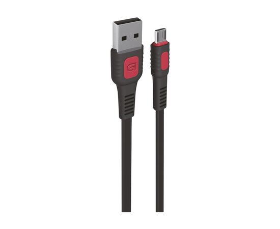 Дата кабель USB 2.0 AM to Micro 5P 1.0m AR15 2.4A black Armorstandart (ARM59535)