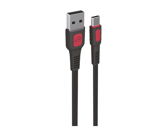Дата кабель USB 2.0 AM to Type-C 1.0m AR15 2.4A black Armorstandart (ARM59536)