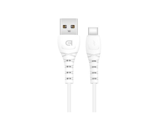 Дата кабель USB 2.0 AM to Type-C 1.0m AR16 3A white Armorstandart (ARM59533)