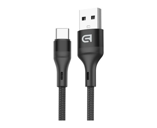 Дата кабель USB 2.0 AM to Type-C 1.2m AR87 3A black Armorstandart (ARM64039)
