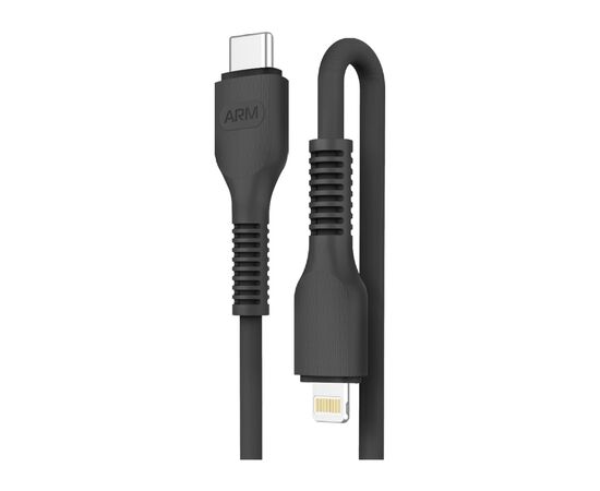 Дата кабель Type-C to Lightning 1.0m AR88 3A Black Armorstandart (ARM65287)