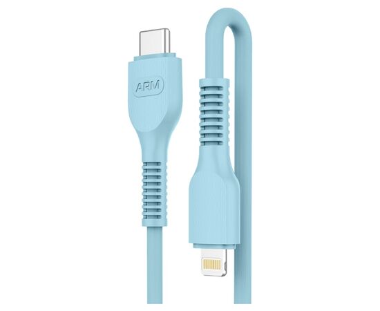 Дата кабель Type-C to Lightning 1.0m AR88 3A Blue Armorstandart (ARM65288)