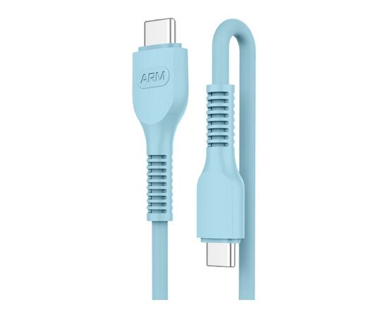 Дата кабель USB-C to USB-C 1.0m AR88 3A blue Armorstandart (ARM65292)