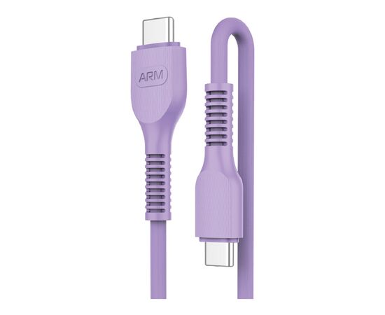 Дата кабель USB-C to USB-C 1.0m AR88 3A purple Armorstandart (ARM65291)