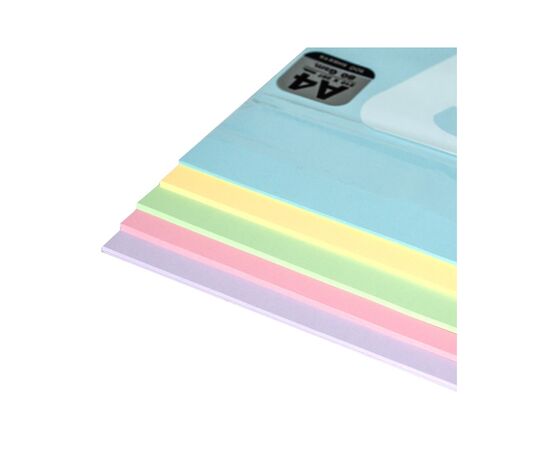 Бумага DoubleA А4, 80 г/м2, 100 арк, 5 colors, Rainbow3 Pastel (151308), изображение 2 Бумага DoubleA А4, 80 г/м2, 100 арк, 5 colors, Rainbow3 Pastel (151308), изображение 2