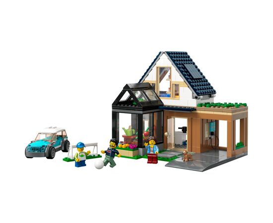 Конструктор LEGO City Семейный дом и электромобиль (60398), изображение 2 Конструктор LEGO City Семейный дом и электромобиль (60398), изображение 2