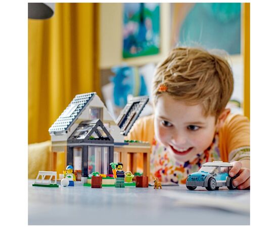 Конструктор LEGO City Семейный дом и электромобиль (60398), изображение 3 Конструктор LEGO City Семейный дом и электромобиль (60398), изображение 3