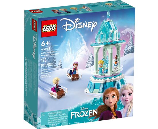 Конструктор LEGO Disney Очаровательная карусель Анны и Эльзы (43218)