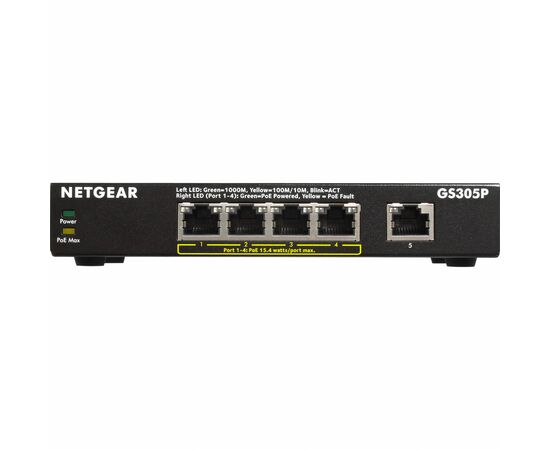 Коммутатор сетевой Netgear GS305E (GS305E-100PES), изображение 2 Коммутатор сетевой Netgear GS305E (GS305E-100PES), изображение 2