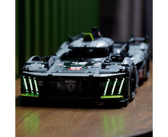 Конструктор LEGO Technic Peugeot 9X8 24H Le Mans Hybrid Hypercar 1775 деталей (42156), изображение 5 Конструктор LEGO Technic Peugeot 9X8 24H Le Mans Hybrid Hypercar 1775 деталей (42156), изображение 5