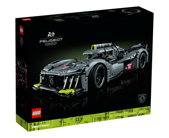 Конструктор LEGO Technic Peugeot 9X8 24H Le Mans Hybrid Hypercar 1775 деталей (42156)