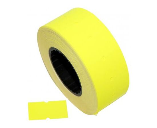 Етикет-стрічка Aurika 21х12 yellow (2112Y)