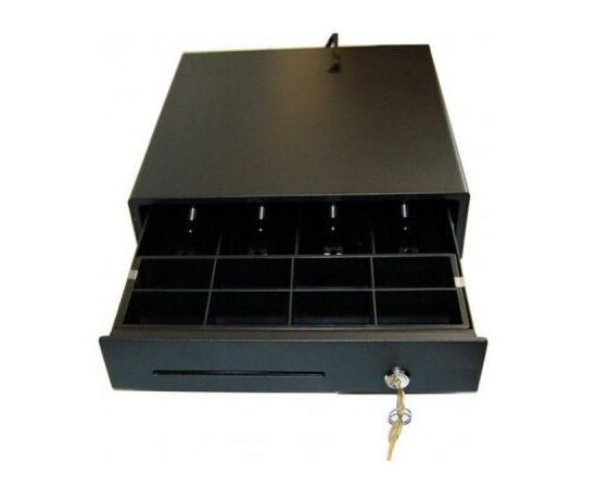 Денежный ящик ІКС E3336D Black, 12V (E3336D BLACK 12V), изображение 2 Денежный ящик ІКС E3336D Black, 12V (E3336D BLACK 12V), изображение 2