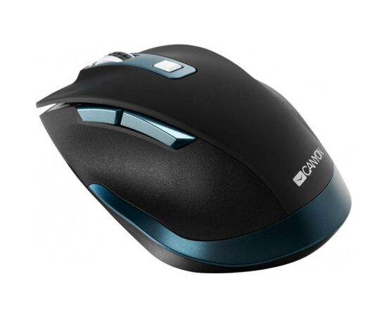 Мышка Canyon CNS-CMSW14DG Wireless Black-Blue (CNS-CMSW14DG), изображение 3 Мышка Canyon CNS-CMSW14DG Wireless Black-Blue (CNS-CMSW14DG), изображение 3