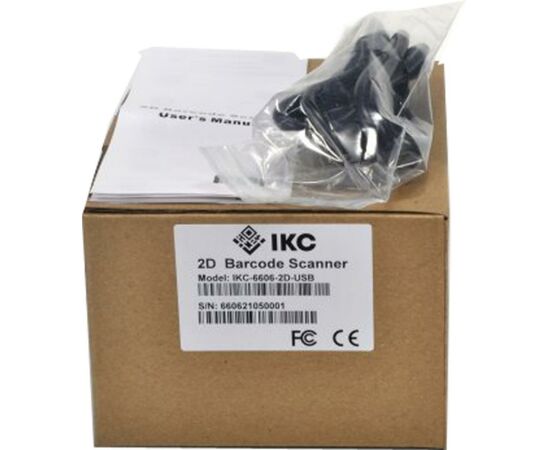 Сканер штрих-кода ІКС Сканер IKC-6606/2D Desk USB, black (ІКС-6606-2D-USB), изображение 6 Сканер штрих-кода ІКС Сканер IKC-6606/2D Desk USB, black (ІКС-6606-2D-USB), изображение 6