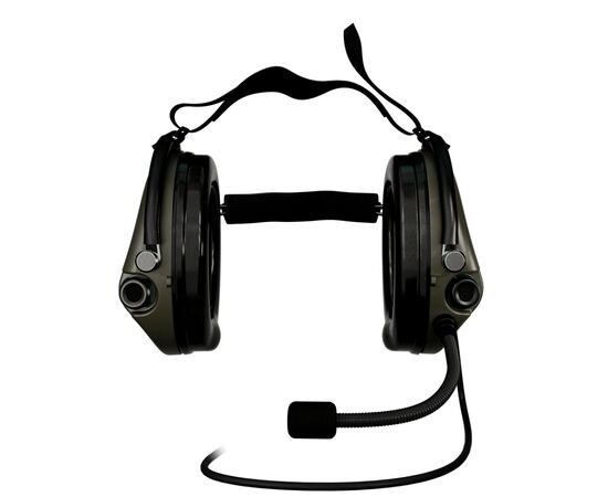 Наушники для стрельбы Sordin Supreme MIL CC Neckband Green PVC (76332-06-S), изображение 2 Наушники для стрельбы Sordin Supreme MIL CC Neckband Green PVC (76332-06-S), изображение 2