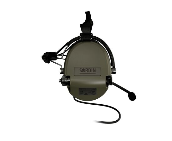 Наушники для стрельбы Sordin Supreme MIL CC Neckband Green PVC (76332-06-S), изображение 5 Наушники для стрельбы Sordin Supreme MIL CC Neckband Green PVC (76332-06-S), изображение 5