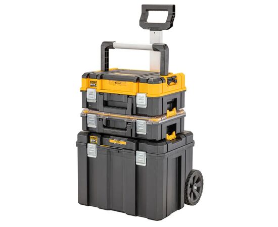 Ящик для инструментов DeWALT комплект TSTAK 2.0 DeWALT, ящик+органайзер+ящик-тележка (DWST83411-1)