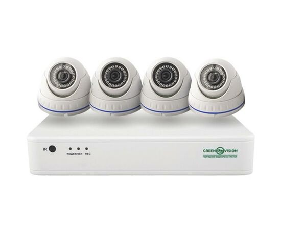 Комплект видеонаблюдения Greenvision GV-IP-K-S30/04 1080P (9419)