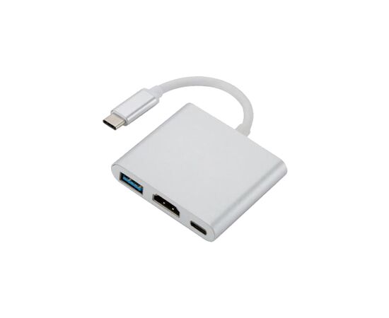 Перехідник Dynamode Dynamode USB3.1 Type-C to 1хHDMI, 1хUSB 3.0, 1хUSB Type-C Fe (Multiport USB 3.1 Type-C to HDMI)